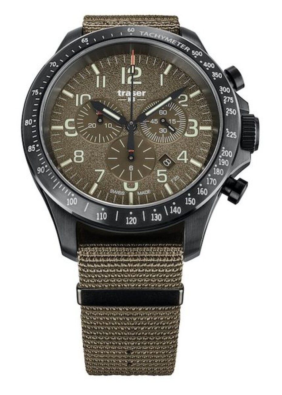 Traser P67 Officer Pro Chronograph Khaki Nato - main (1)