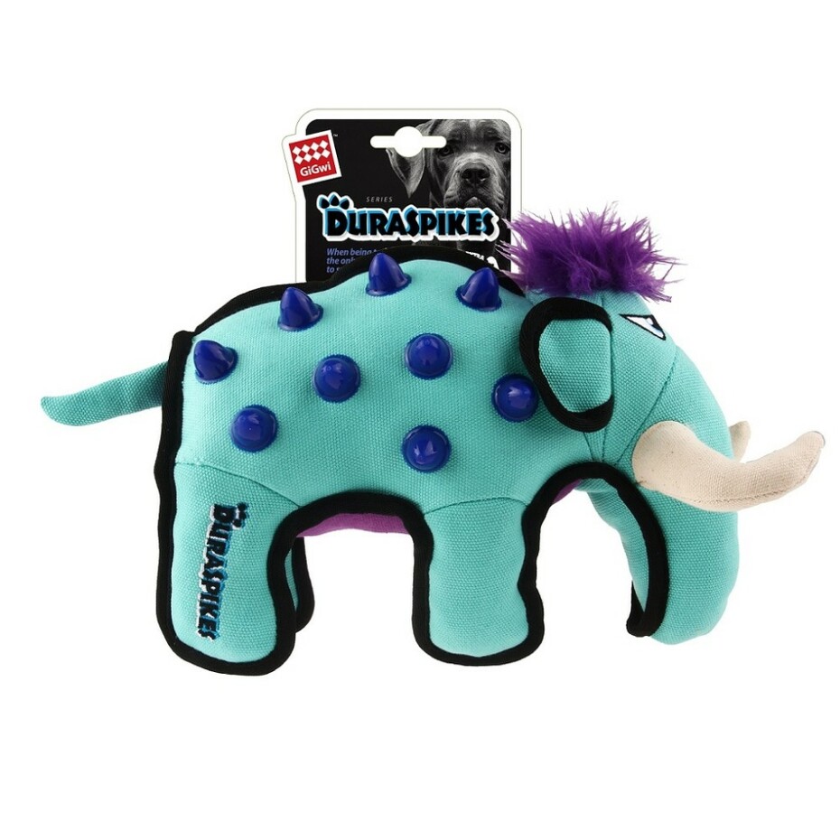 GiGwi art. 6502 Duraspikes textilní mamut světle modrý - main (0)