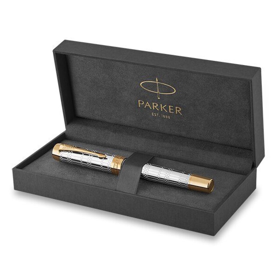 Plnicí pero Parker Duofold SE Queen´s Platinum Jubilee 1502/817507 - hrot M (střední) - main (7)