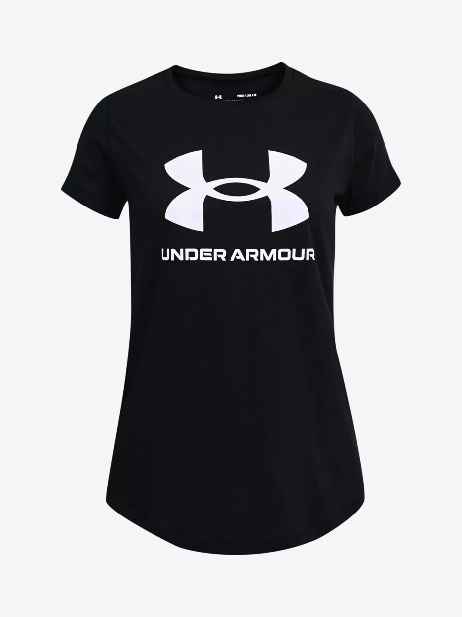 Dívčí tričko Under Armour  Live Sportstyle Graphic SS-BLK M - main (0)