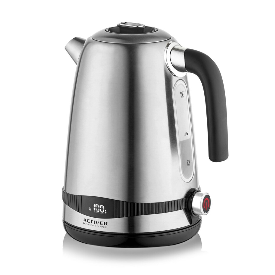 Activer Rychlovarná konvice s termostatem Rubis 1,7 l, nerez/černá - main (1)