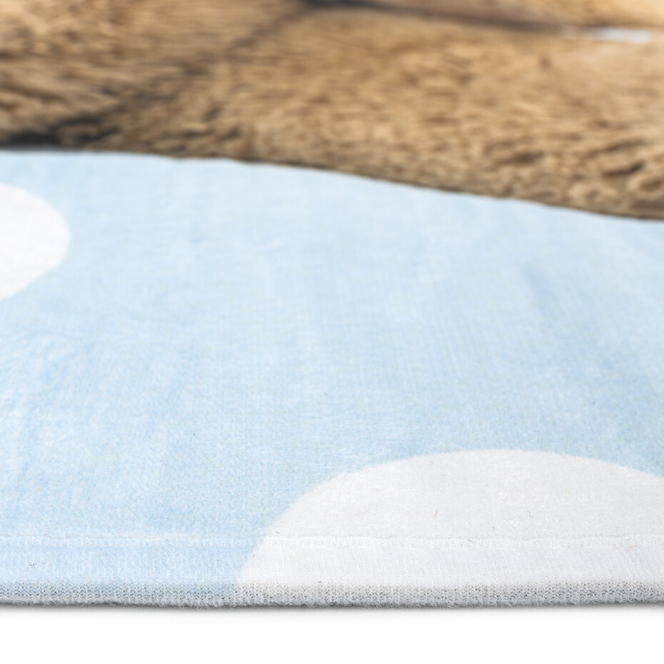 Vopi Dětský koberec Ultra Soft Medvídek modrá, 100 x 150 cm - main (3)