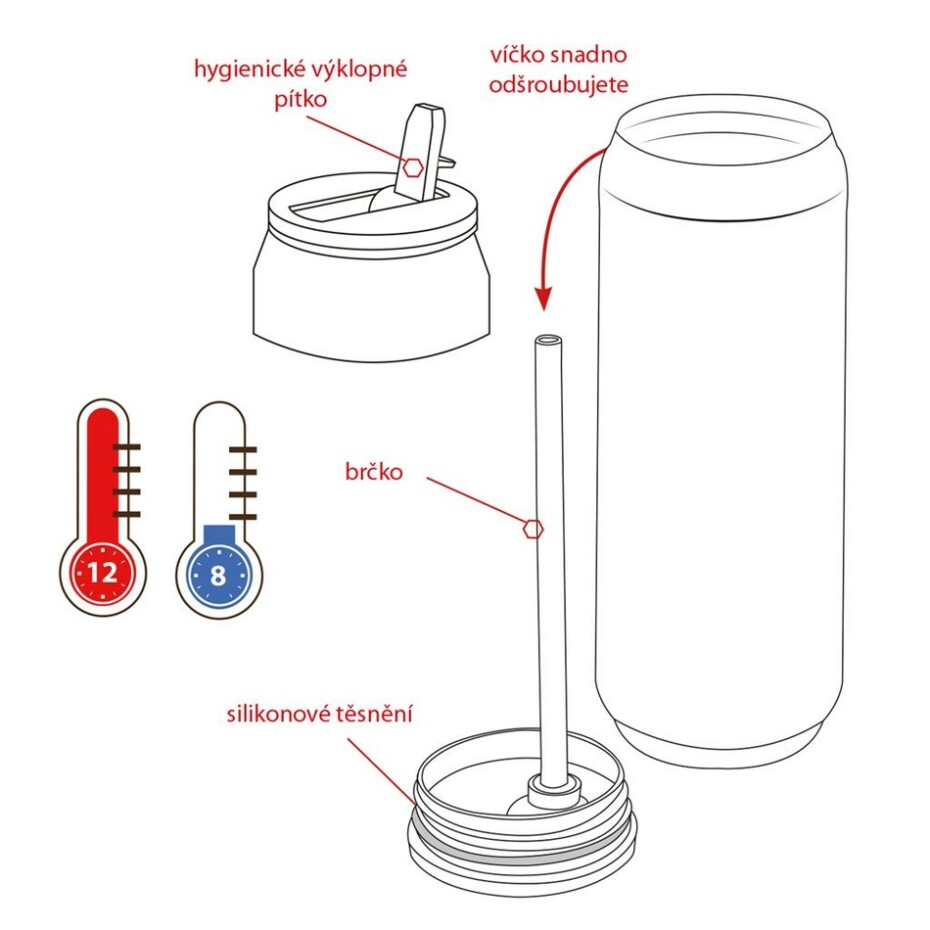Termoska-plechovka ner. 0,4 l ŽIRAFA  - main (4)