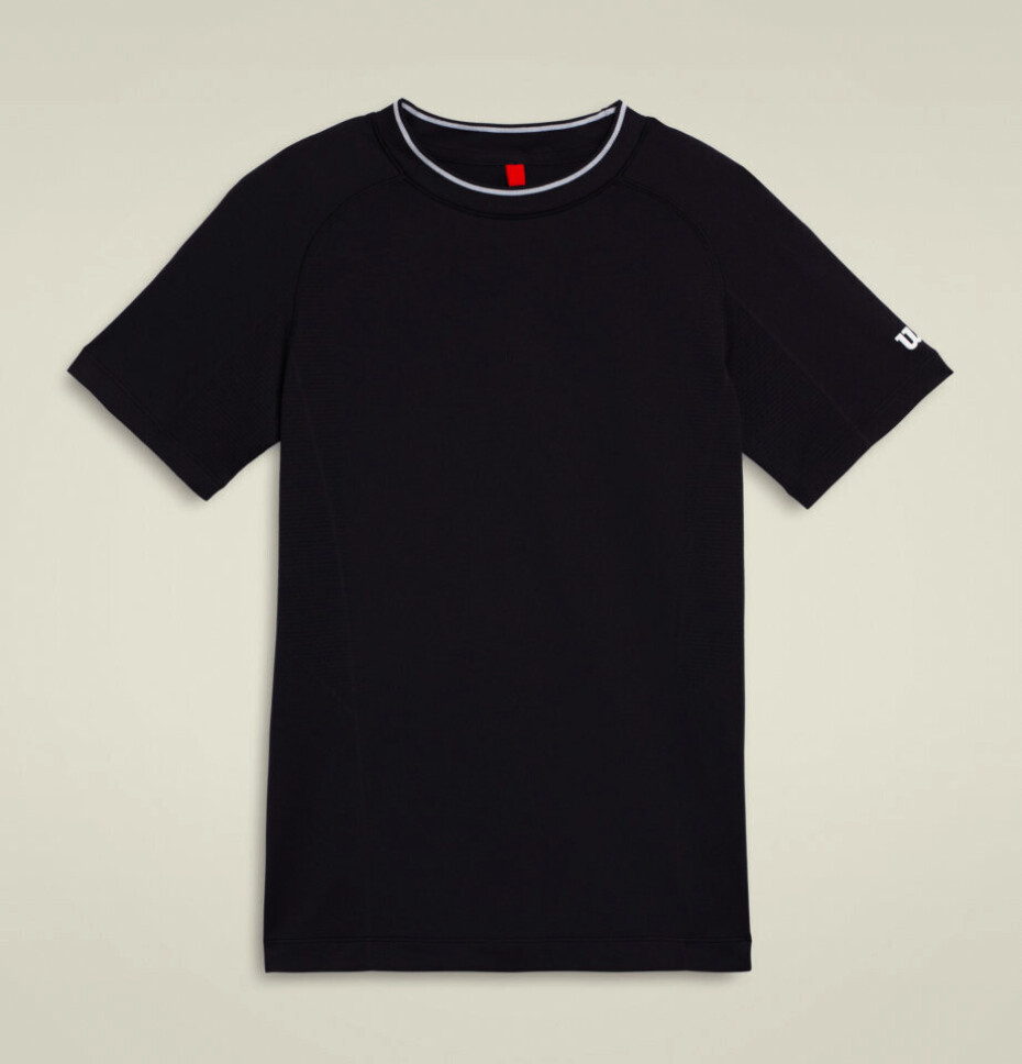 Dětské tričko Wilson  Youth Team Seamless Crew Black XL - main (0)