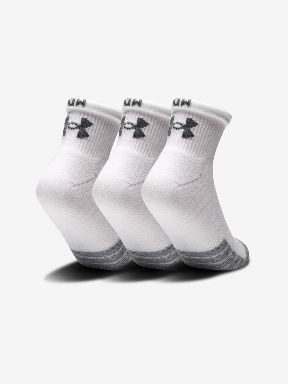 Under Armour ponožky UA Heatgear Quarter 3pk bílá - main (1)