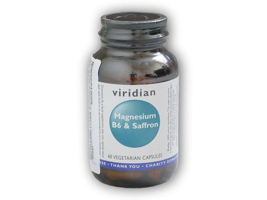 Viridian Magnesium B6 + Saffron 60 kapslí - main (0)