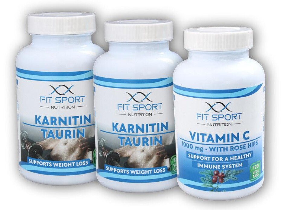 FitSport Nutrition 2x Karnitin Taurin 120cp + Vit C 120 cps - main (0)