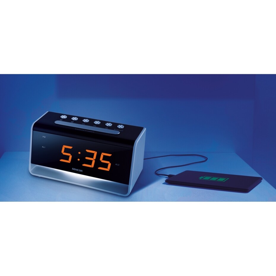 SDC 4400 W Hodiny s budíkem LED Sencor - main (1)