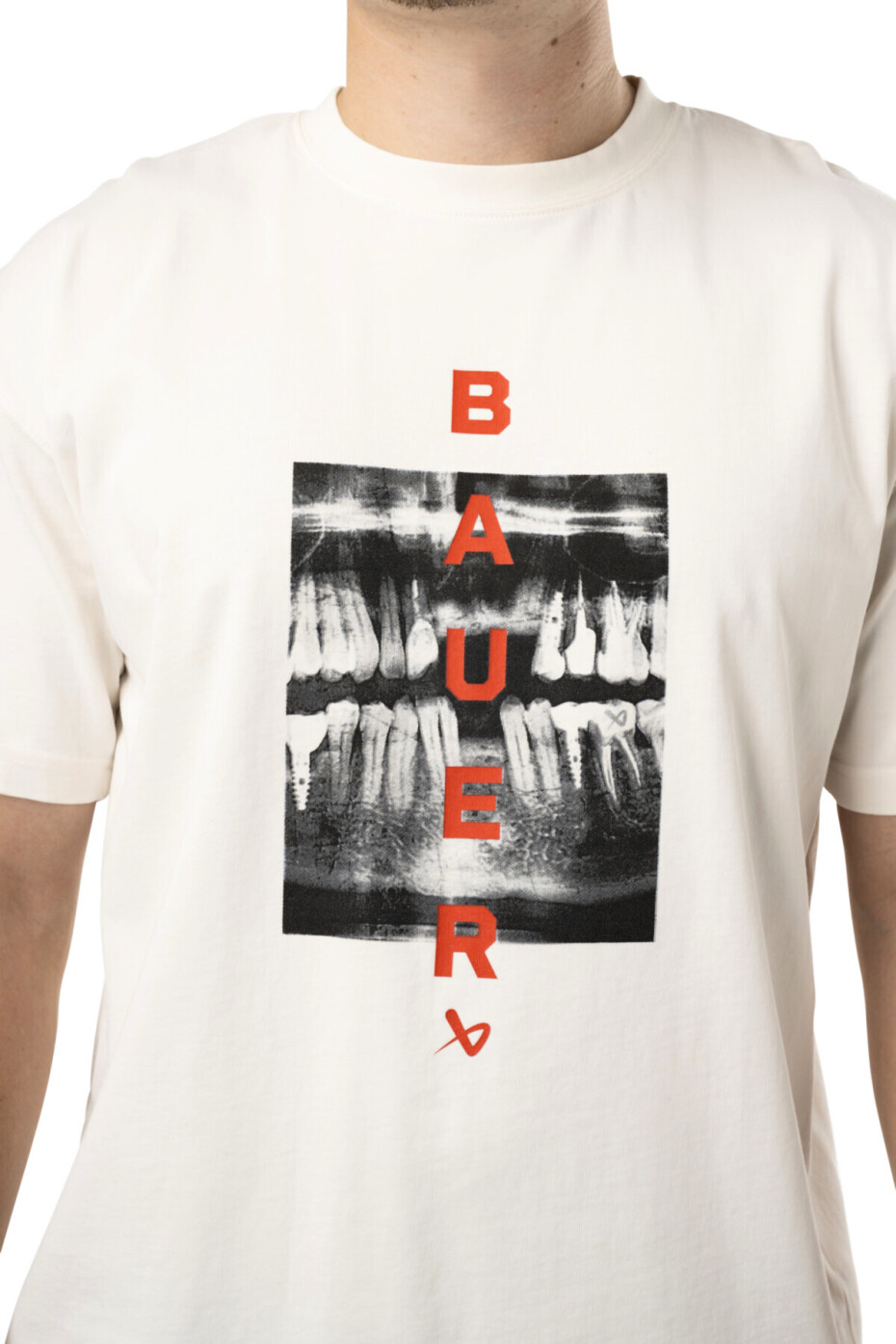 Pánské tričko Bauer  Acidwash Photoreel Tee White XL - main (2)
