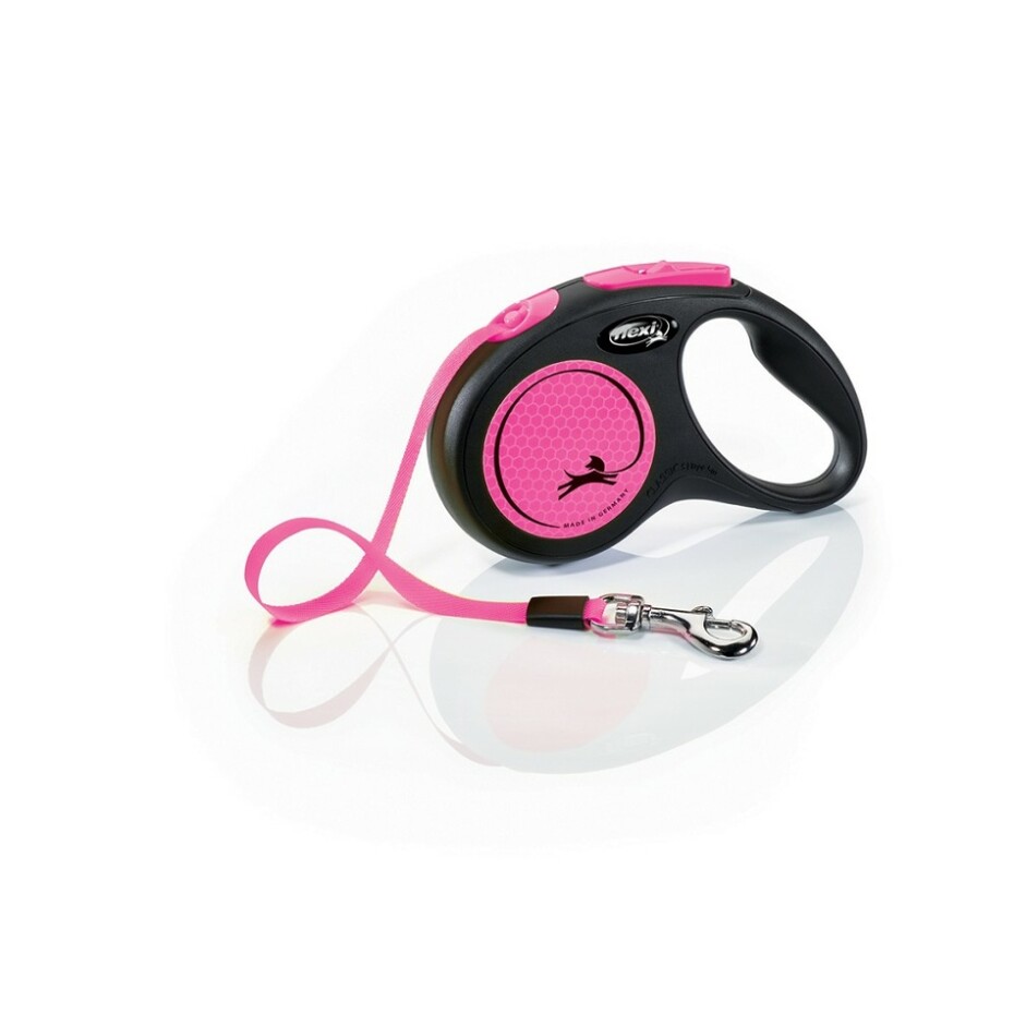 flexi New Neon S pásek 5m/15kg růžová - main (0)