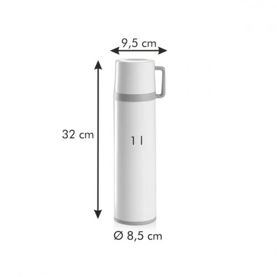 Tescoma Termoska s hrníčkem CONSTANT CREAM, 1 l, 1 l - main (2)