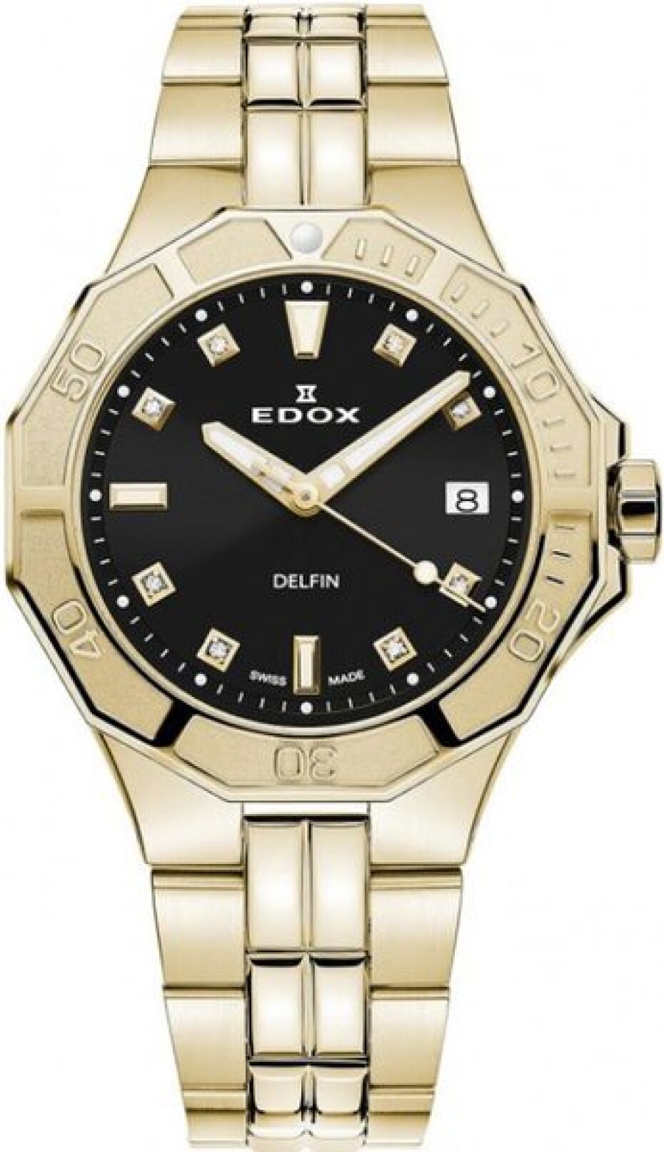 EDOX Sport Delfin Diver Date Lady 53020-37JM-NID - main (0)