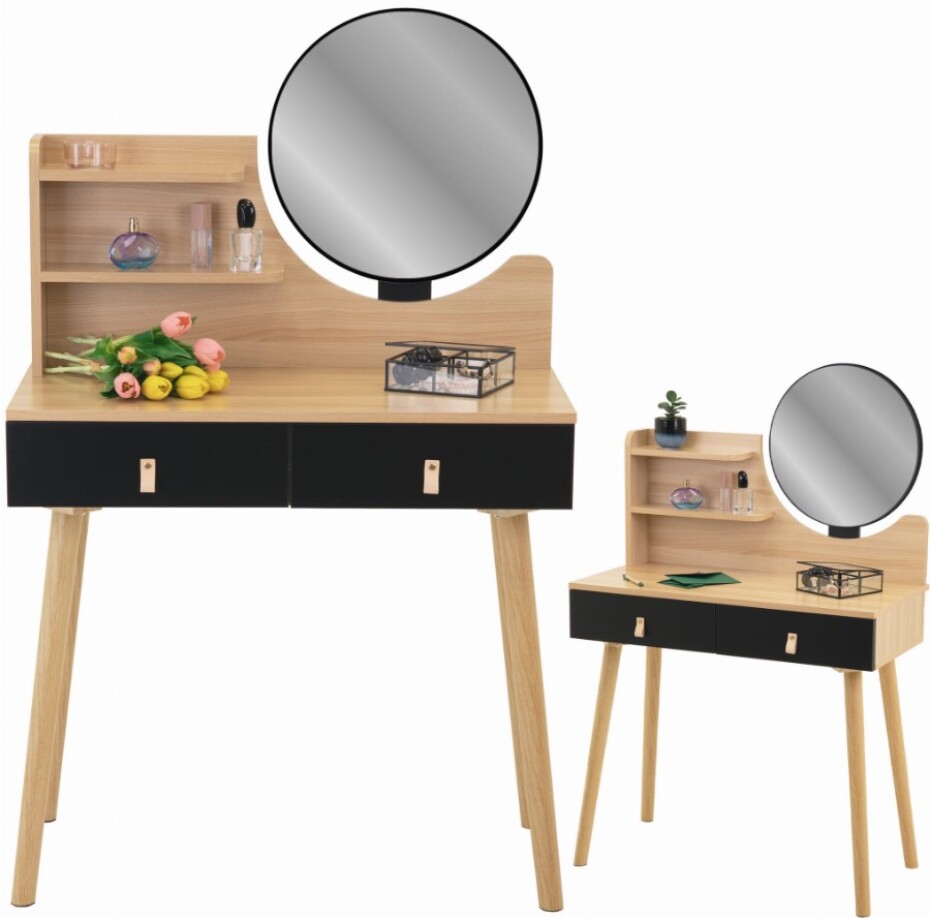 ArtJum Toaletní stolek SCANDI 2 černá | CM-324312 - main (1)