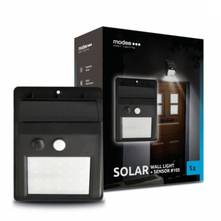 Modee LED solární nástěnné svítidlo s PIR ML-WS105 - main (0)