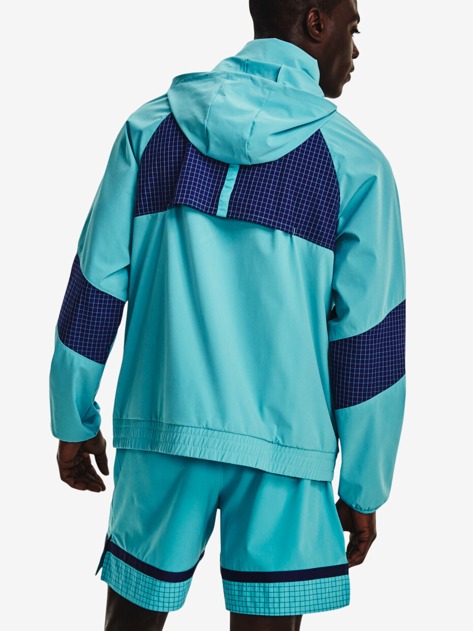 Pánská bunda Under Armour  Accelerate Track Jacket-BLU XL - main (5)
