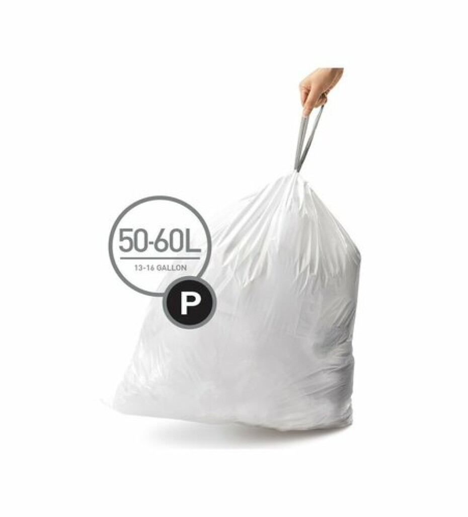 Sáčky do odpadkového koše 50-60 L, Simplehuman typ P, zatahovací, 20 ks v balení - main (1)