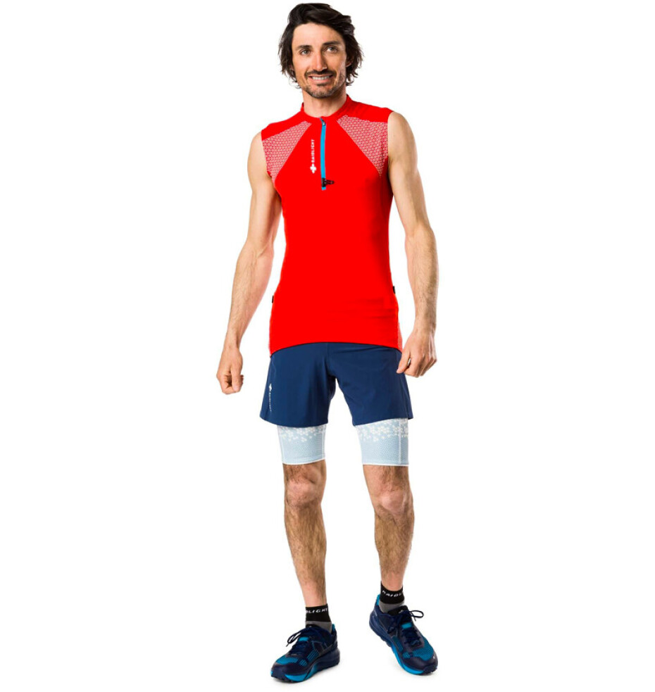 Pánské tílko Raidlight  Performer Tank Red S - main (1)