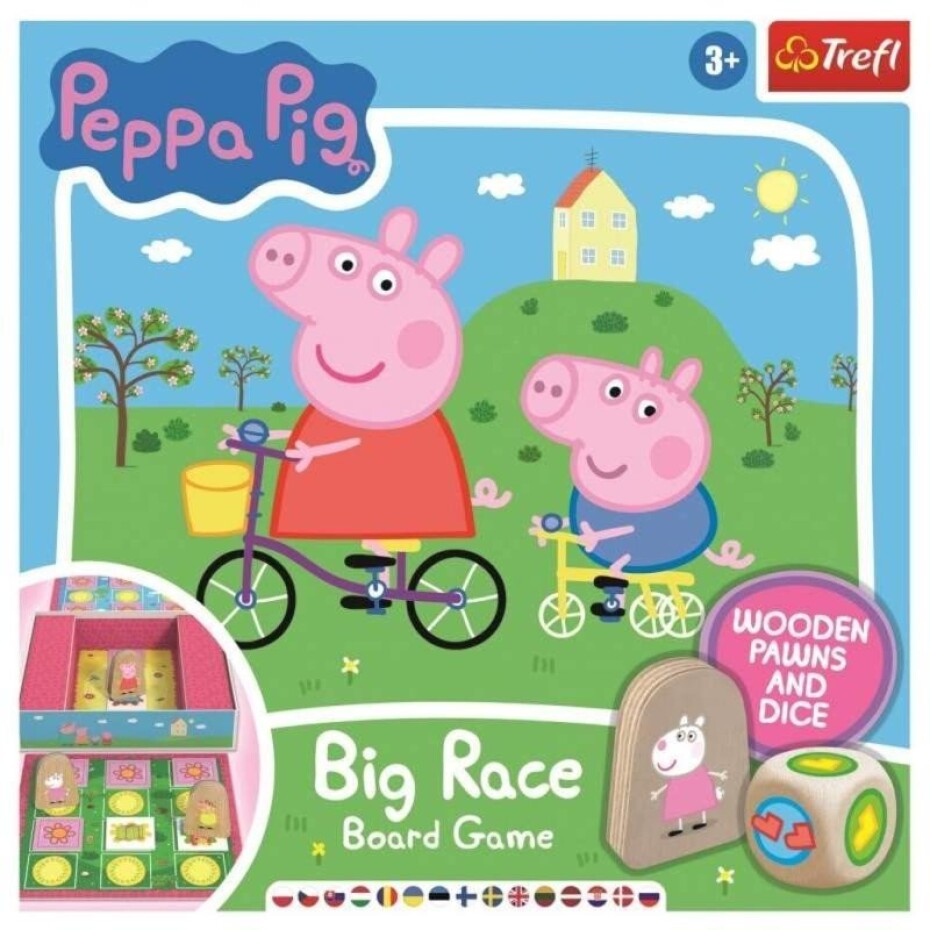 Trefl Hra Prasátko Peppa: Velký závod - main (0)