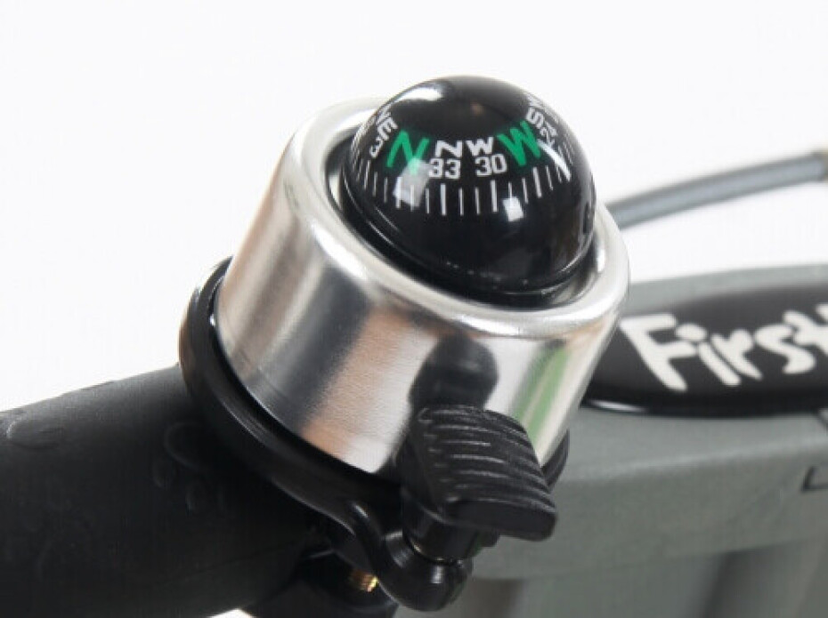 Zvonek FirstBike  Kompas Silver - main (1)