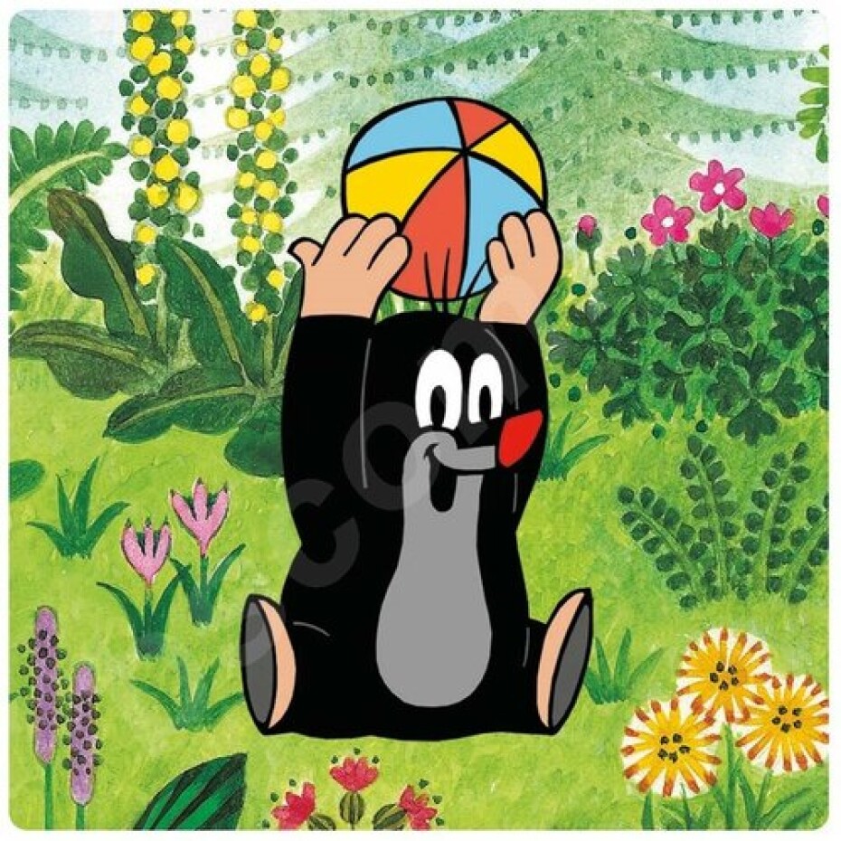 Dino Puzzle Krtek na louce baby 3–5 dílků - main (2)