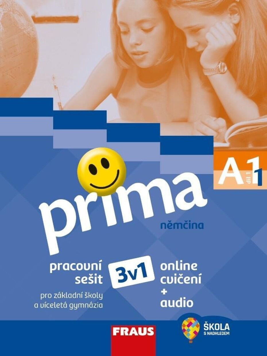Prima A1/díl 1 - Pracovní sešit 3v1 pro ZŠ a VG - Jin Friederike - main (0)