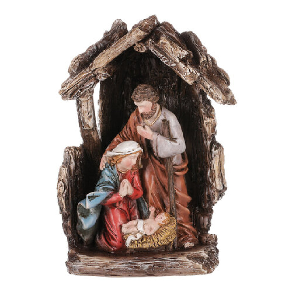 Vánoční betlém, polyresin, 16 x 12 x 5 cm - main (0)