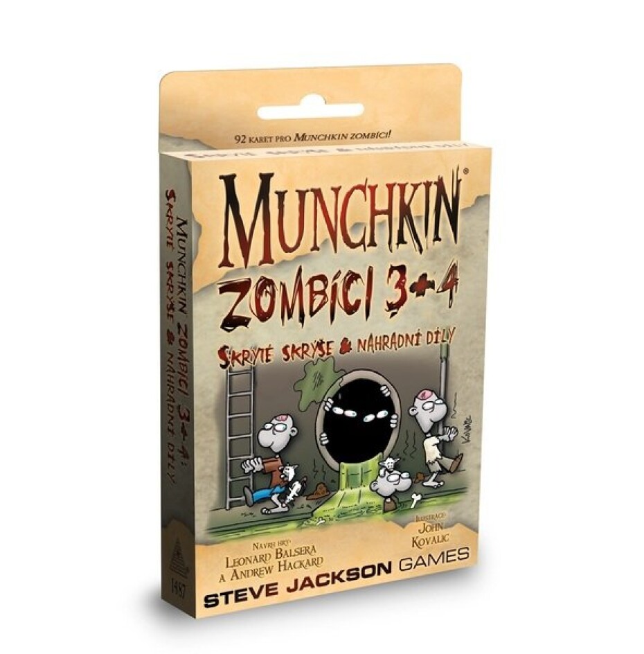 Munchkin Zombíci 3+4 - Karetní hra - rozšíření - main (0)