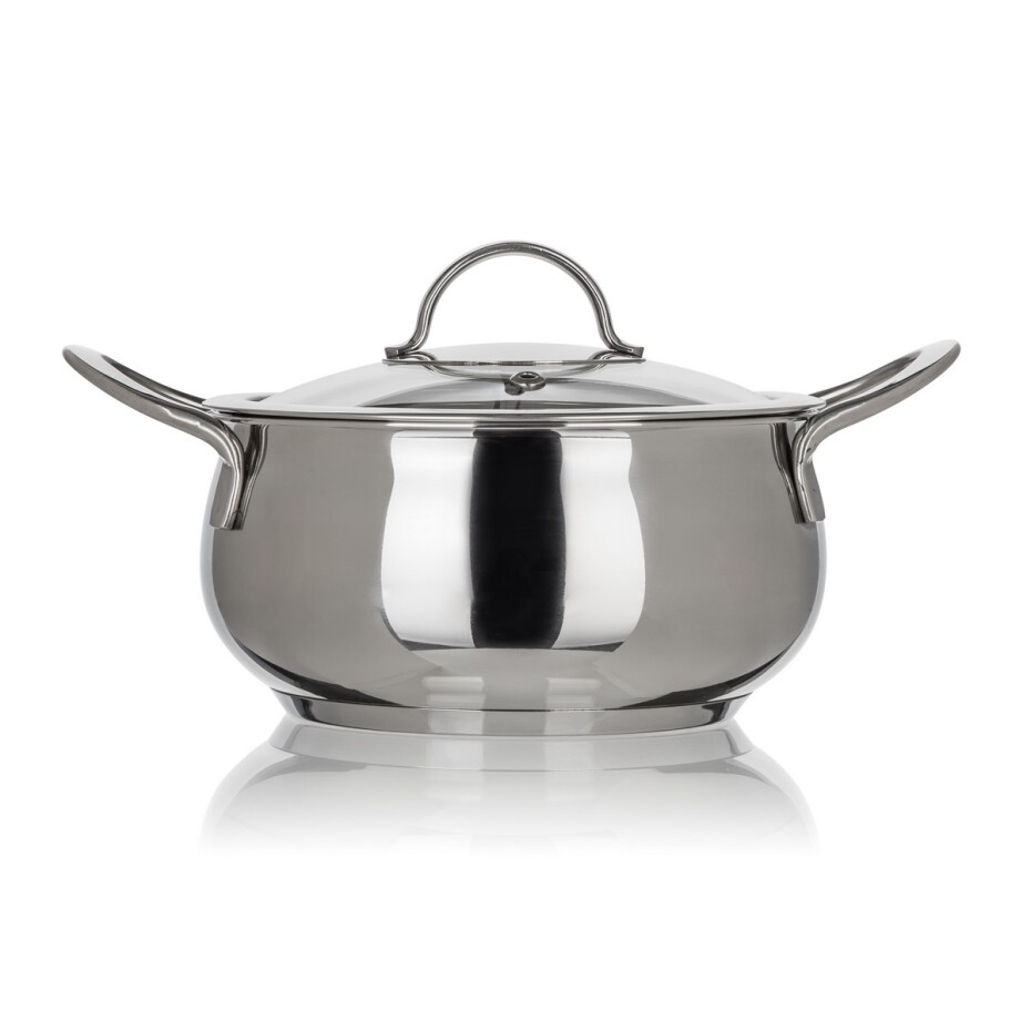 BANQUET Kastrol nerezový PICCOLO Belly 14 x 8 cm, 1,2 l, s poklicí - main (0)