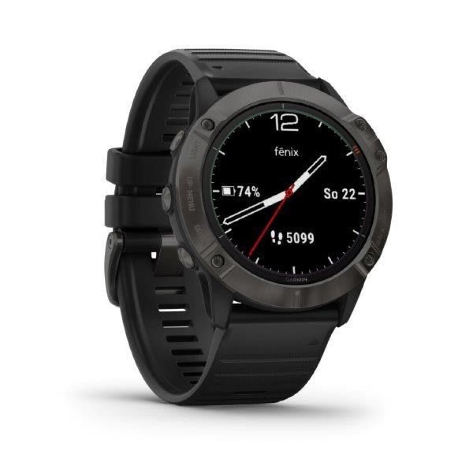 Garmin fenix6X PRO Solar, TitaniumGrayDLC/Black Band (MAP/Music) 010-02157-21 - main (20)