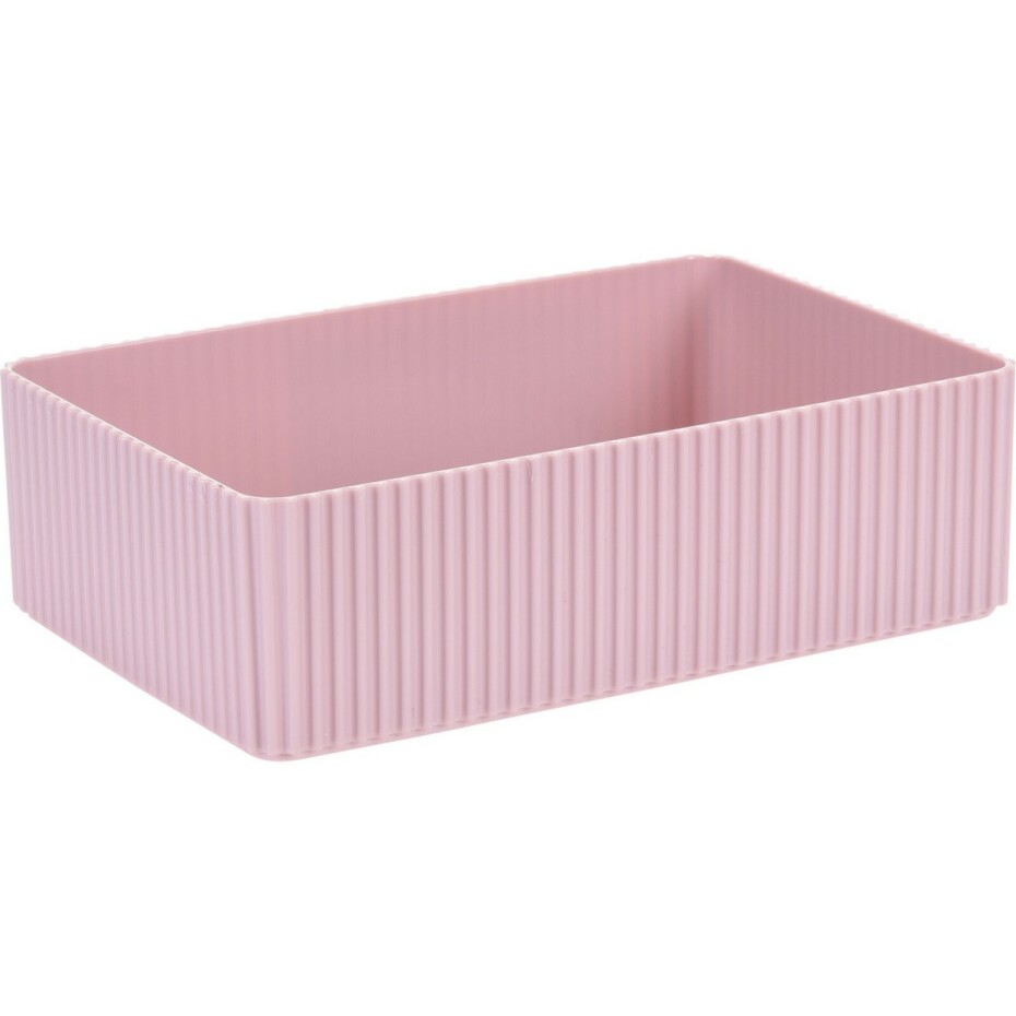 Kosmetický organizér Stripe růžová, 21 x 6 x 14 cm - main (0)