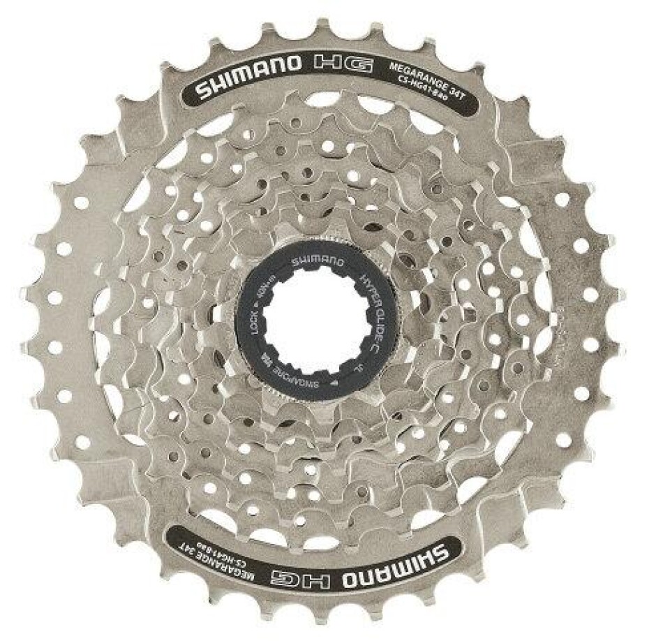 Shimano 8-kazeta CS-HG41 11-34 zubů Megarange, v krabičce - main (0)