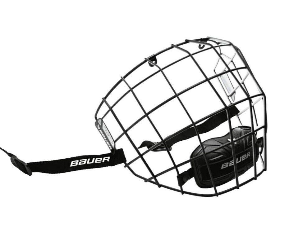 Hokejová mřížka Bauer  II-Facemask Black/White Senior L - main (0)
