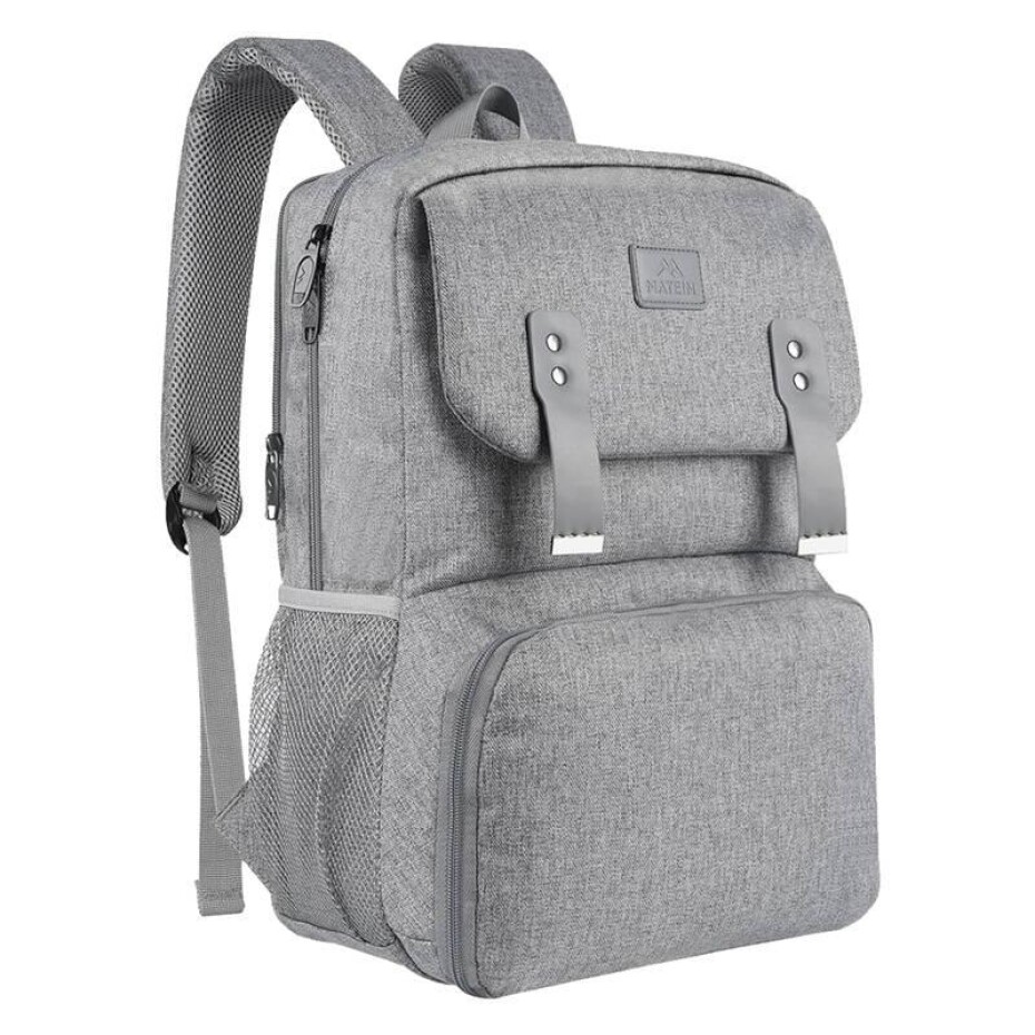 Matein Batoh na notebook / taška na oběd 15,6' 1161 USB Grey - main (0)