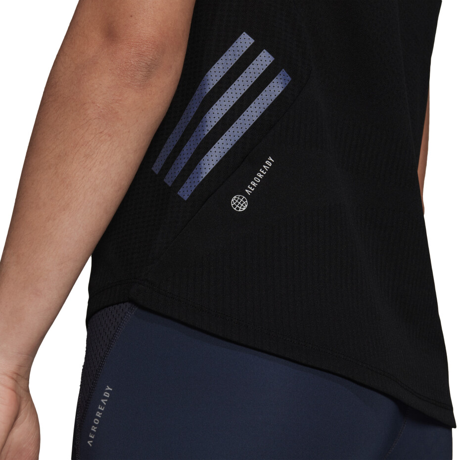 Dámské tričko adidas  Adizero Tee Black XS - main (3)