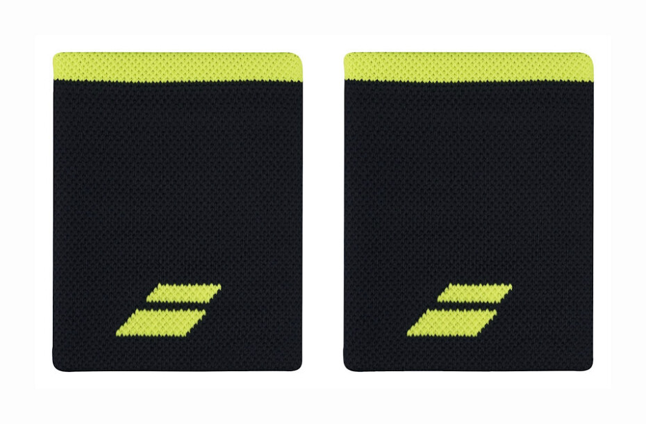 Potítka Babolat  Logo Jumbo Wristband Black/Aero - main (0)