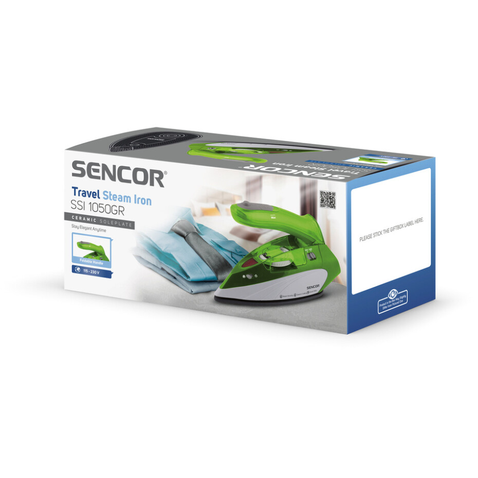 Sencor SSI 1050GR cestovní napařovací žehlička - main (11)
