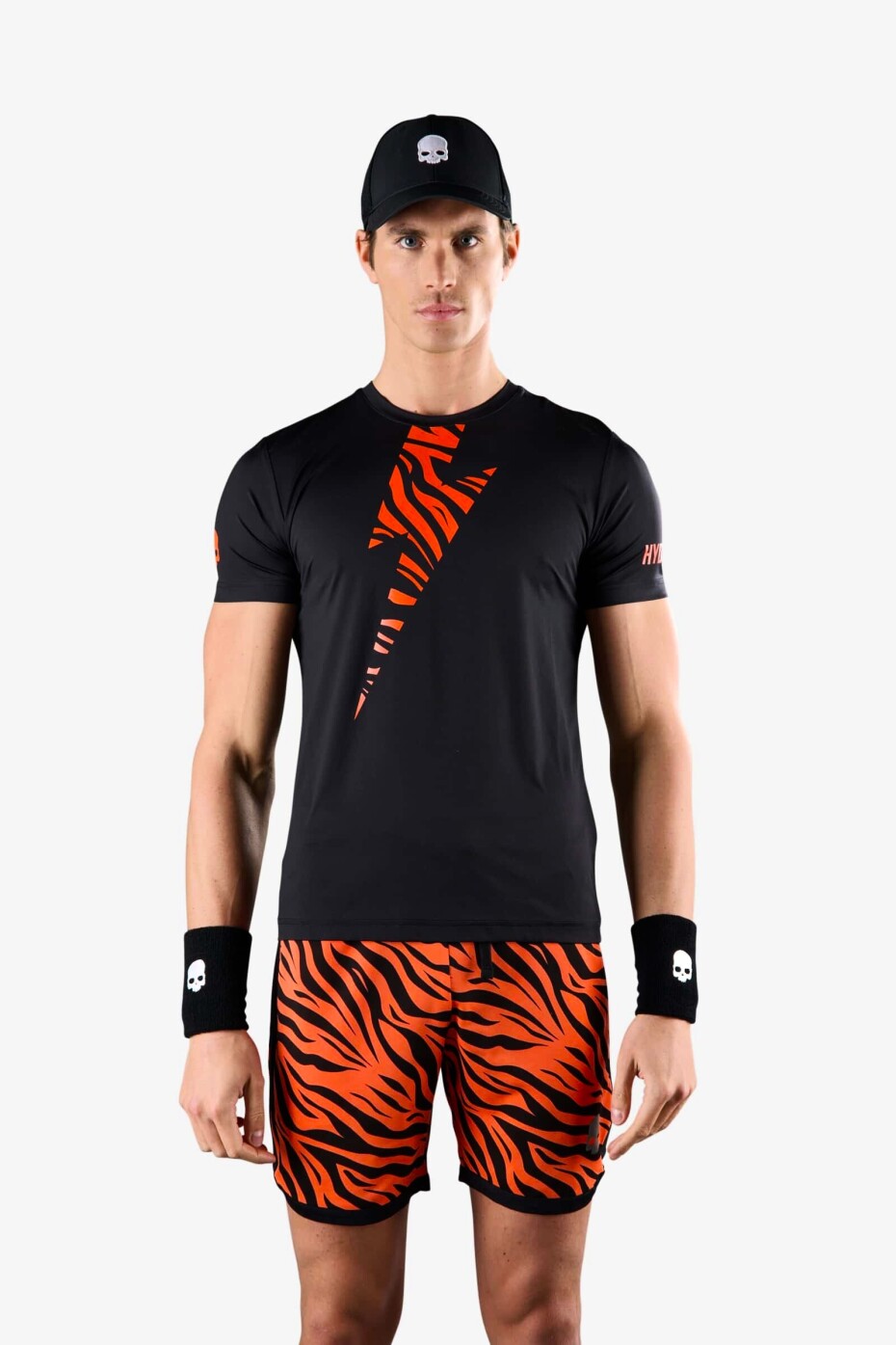Pánské tričko Hydrogen  Tiger Tech Tee Black/Orange Tiger M - main (0)