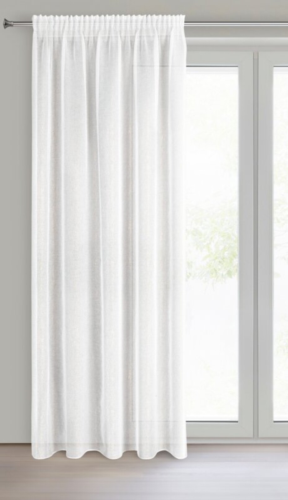 ArtFir Záclona LUCILA P | bílá/šampaň 140 x 270 cm - main (1)