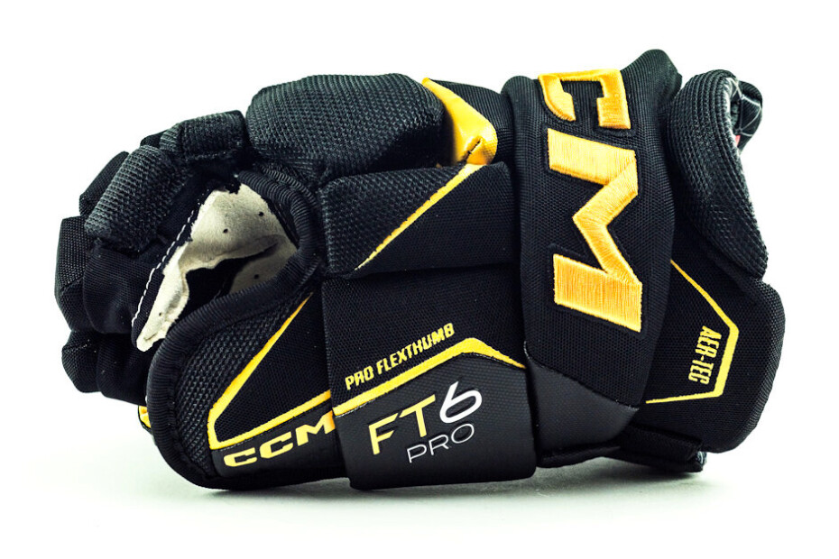 Hokejové rukavice CCM JetSpeed FT6 Pro Black/Sunflower Junior 12 palců - main (8)