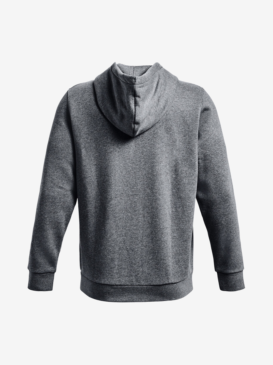 Pánská mikina Under Armour  Essential Fleece FZ Hood-GRY S - main (3)