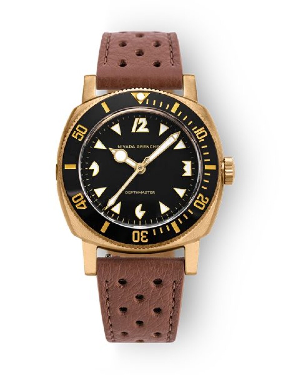 Nivada Grenchen Depthmaster Bronze - Brown Leather - main (3)