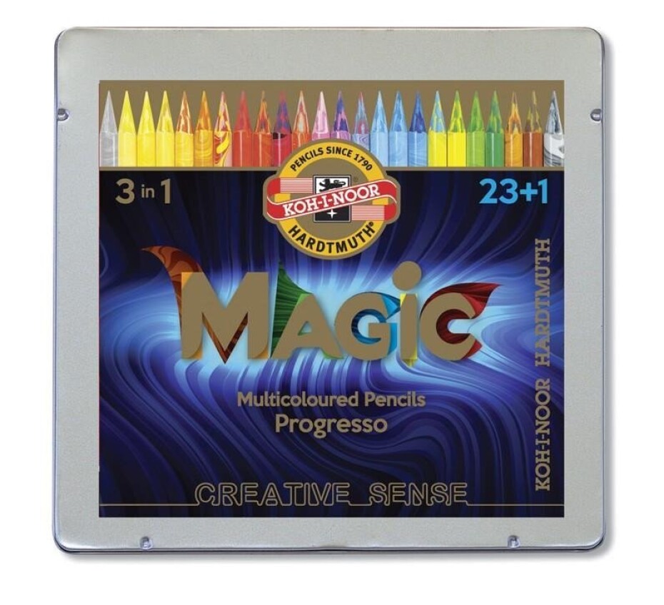 Koh-i-noor souprava pastelových tužek souprava tužek MAGIC 24 ks v laku - main (0)