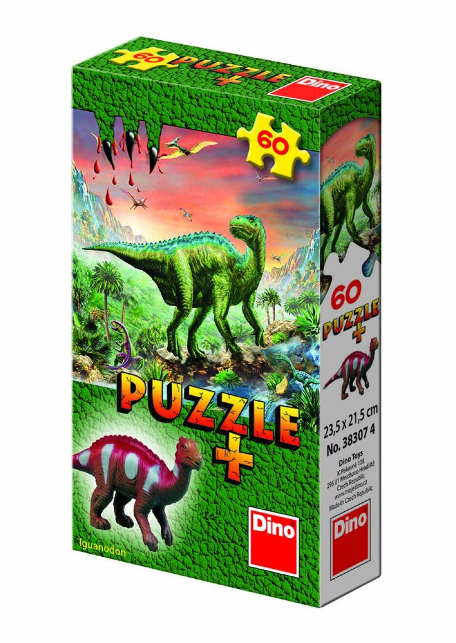 Dinosauři - puzzle 60 dílků + figurka - CZ Drami - main (0)