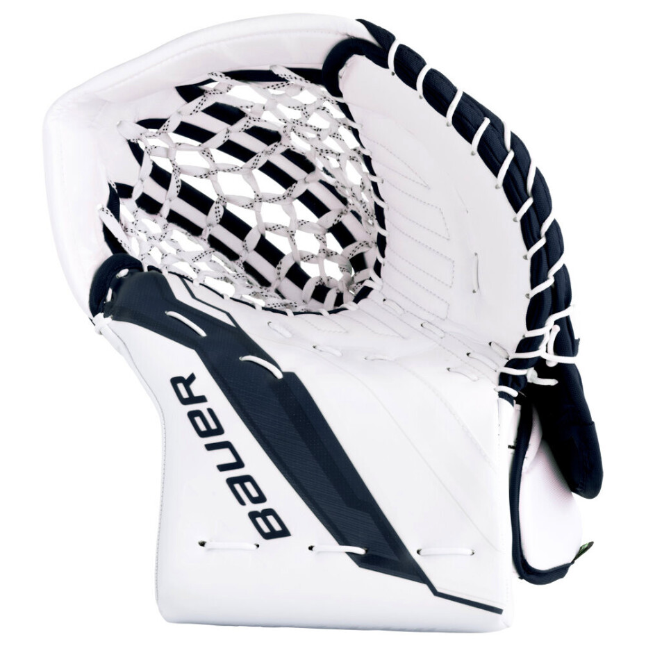 Lapačka Bauer Supreme Shadow White/Navy Senior na levou ruku (normální) - main (0)