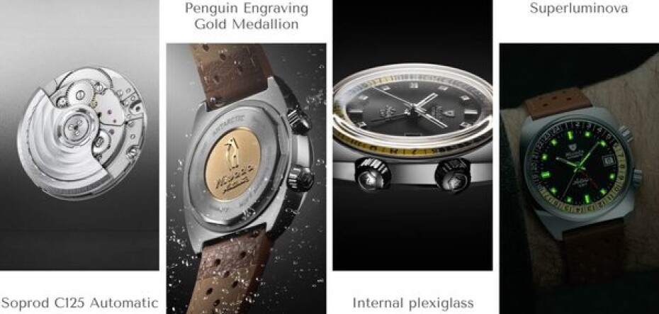 Nivada Grenchen Antarctic GMT - Black - Black Leather - main (13)