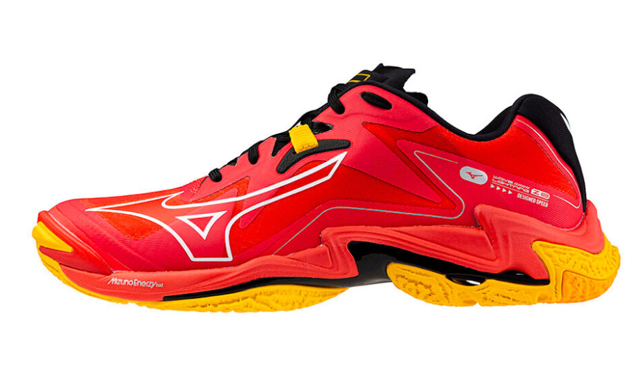 Pánská sálová obuv Mizuno  WAVE LIGHTNING Z8 Radiant Red/White/Carrot Curl  EUR 40 - main (0)