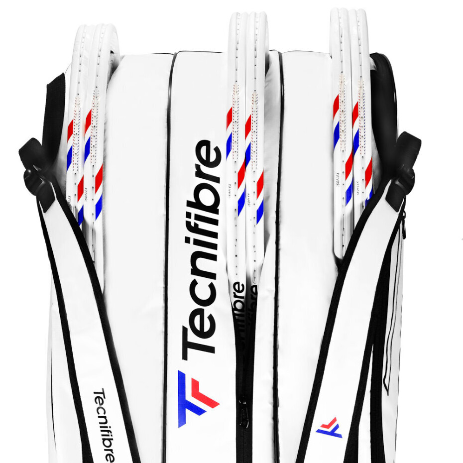 Taška na rakety Tecnifibre  Tour Endurance White 15R - main (3)