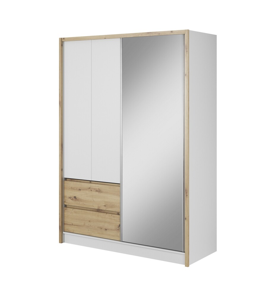 ArtPS Šatní skříň RHEA 150 | bílá/artisan - main (1)