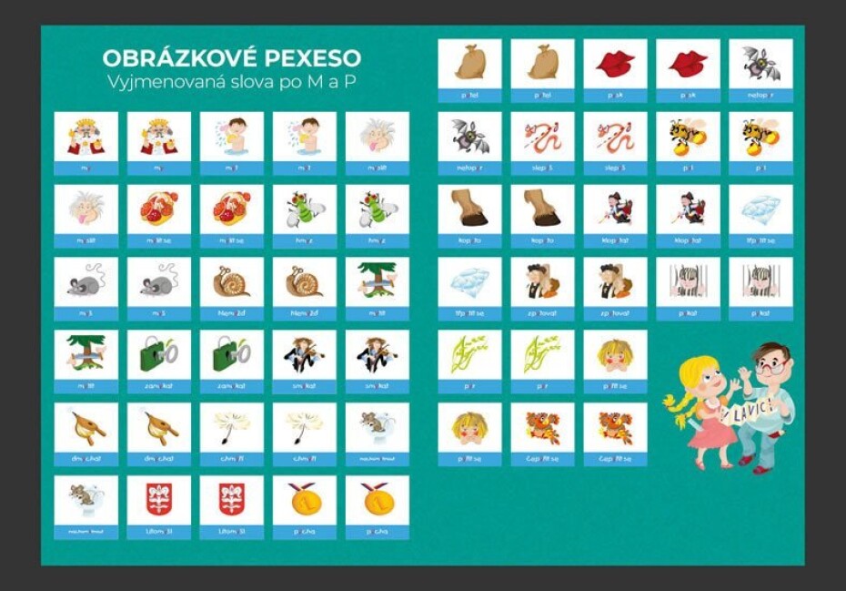 Pexeso: Vyjmenovaná slova M + P - Martin Staněk - main (0)