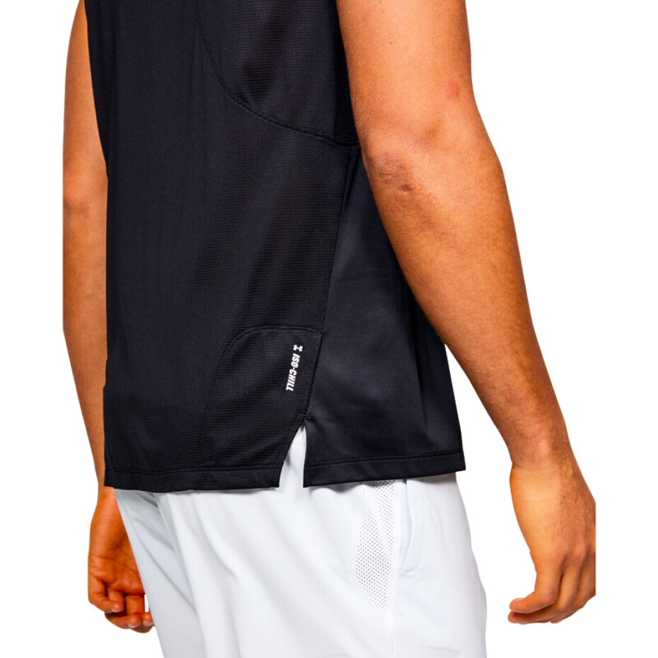 Pánské tílko Under Armour  Qualifier ISO CHILL Singlet Black M - main (1)